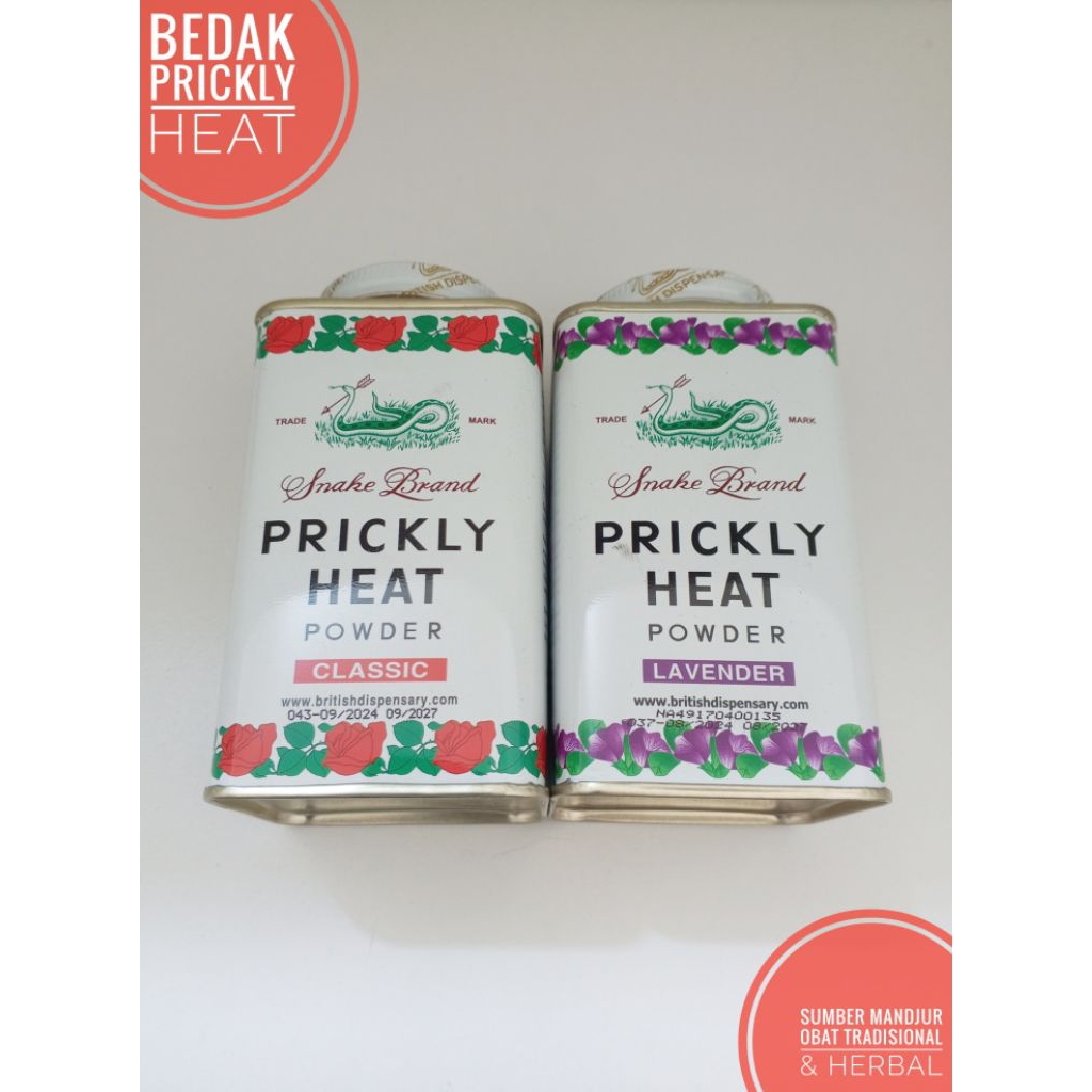 Prickly Heat Bedak Gatal Gatel Alergi Biduran Biang Keringat