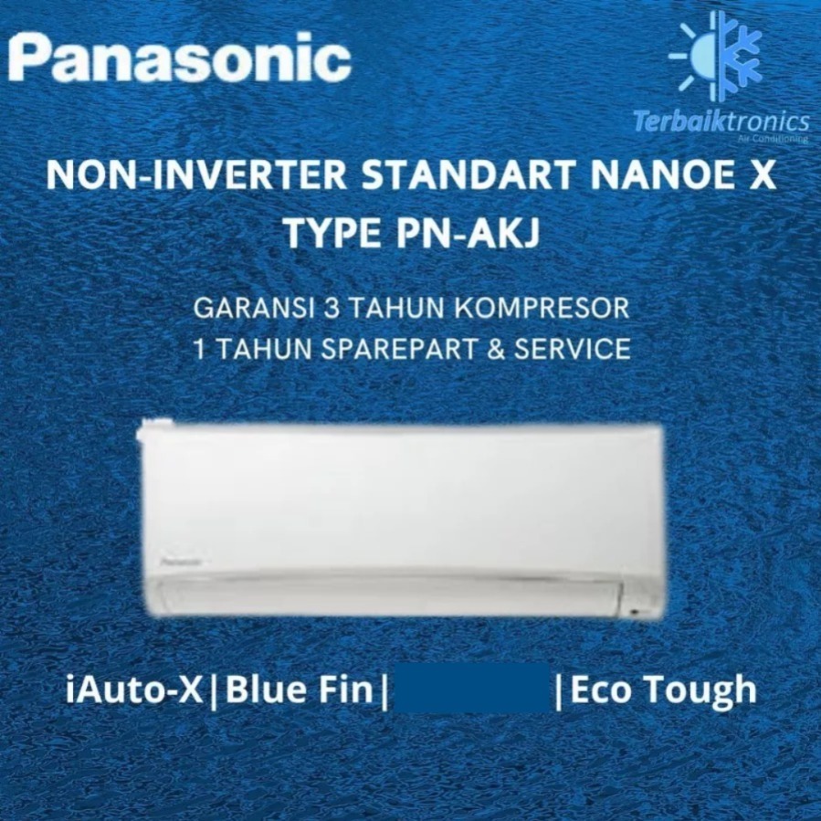 AC PANASONIC 1 PK | Nanoe-X  | AC Split Standard Purifier | Hemat Listrik | Daya Rendah | Low Watt -