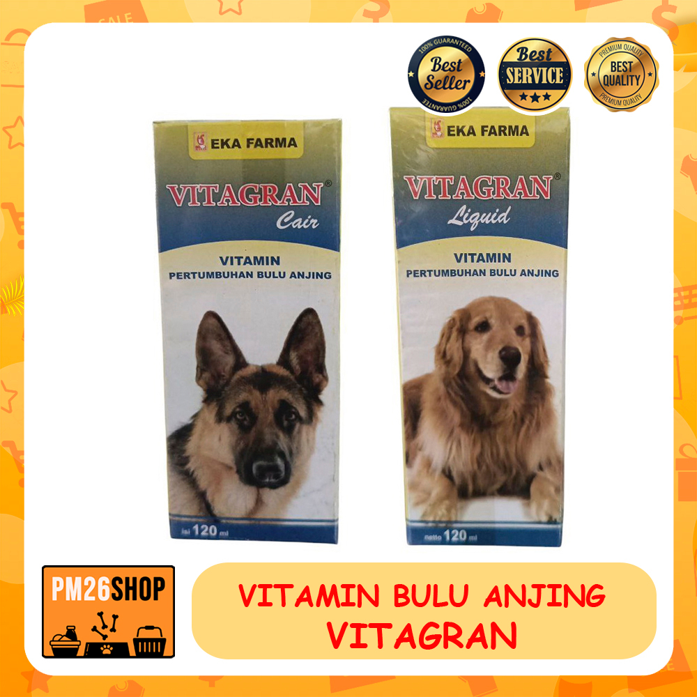 VITAGRAN Vitamin Pertumbuhan Bulu Anjing