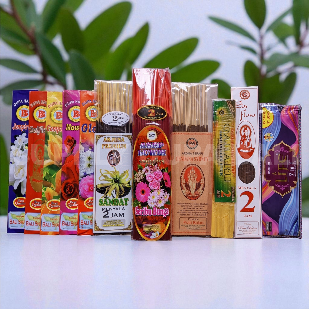 Paket Dupa Harum Aroma Wangi Dupa Wangi, Dupa Pengharum Ruangan, Dupa Aromaterapi