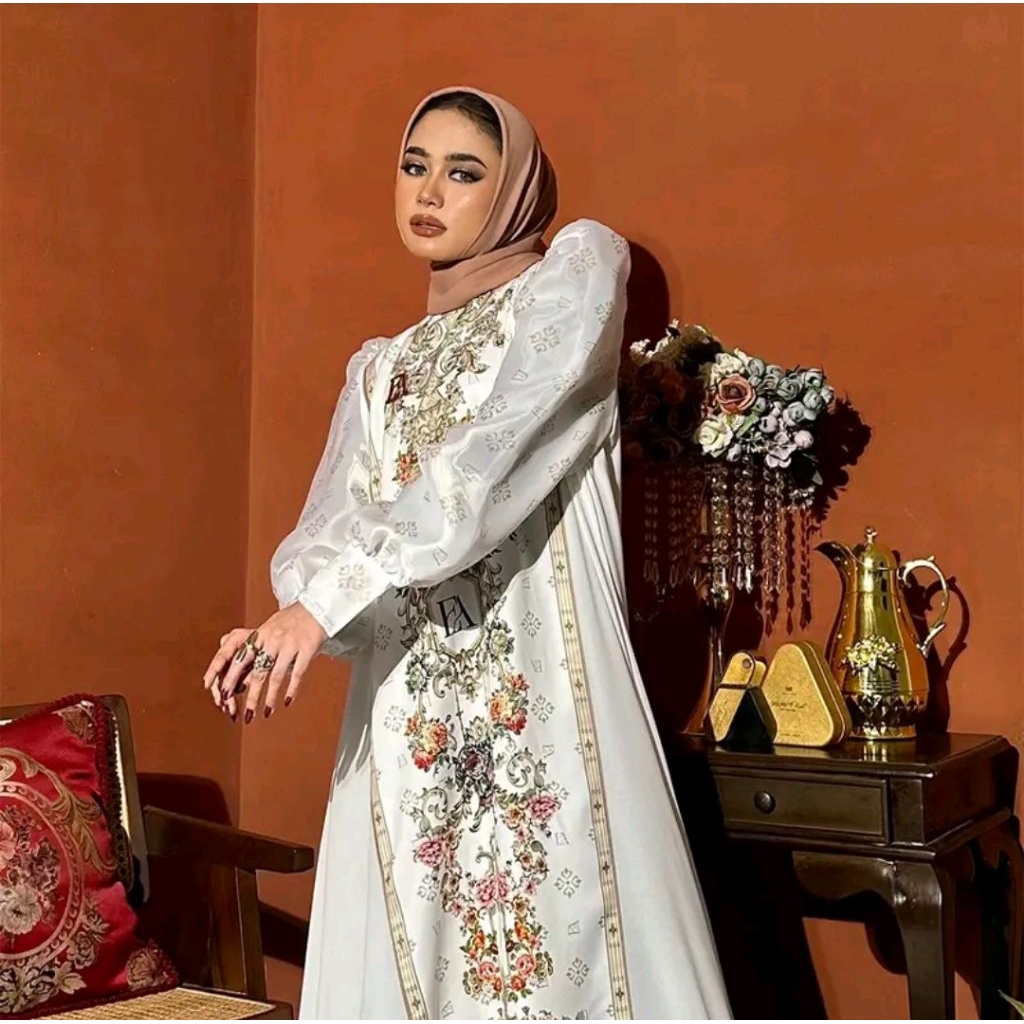 *Anzeli Dress sultan By Elly arsy Bahan LadyZr mix ceruty mix organza plus Bros Ea