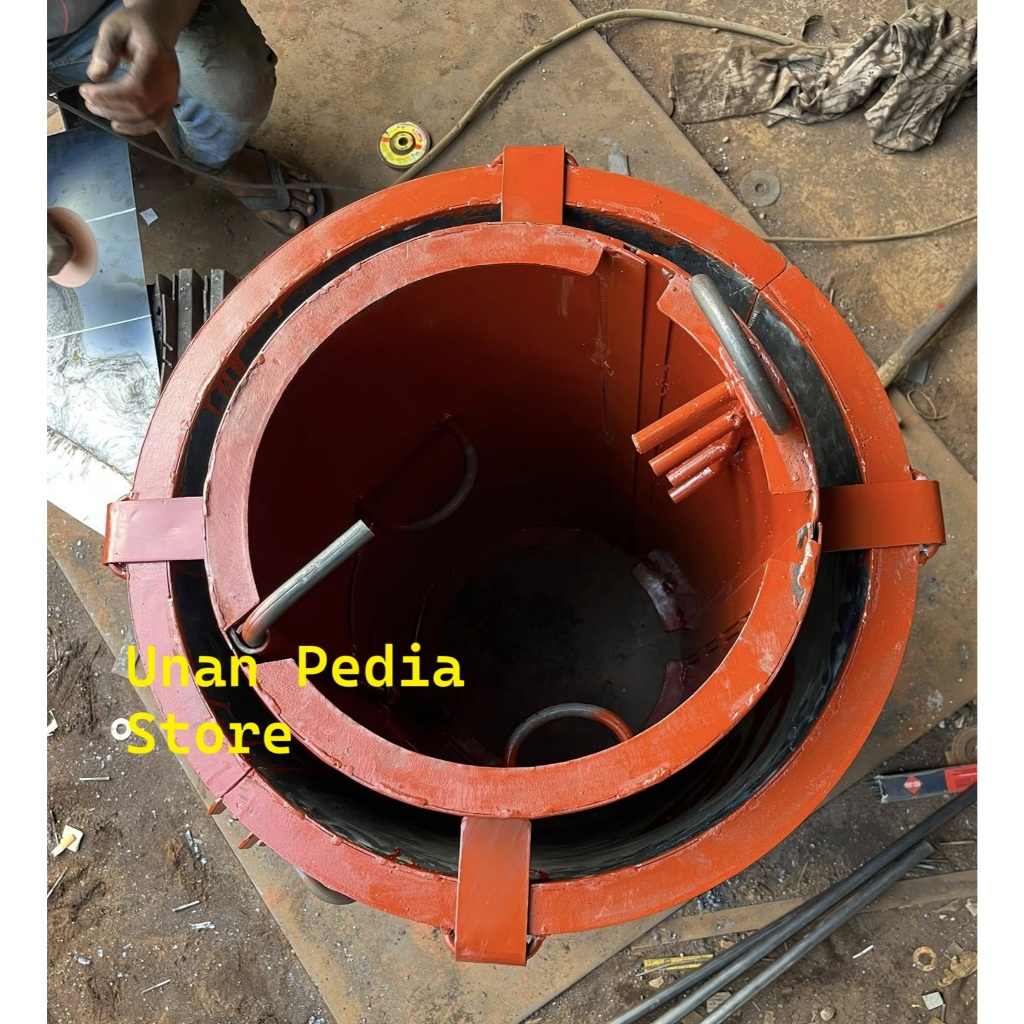 Cetakan Buis Beton 60x100 cm - Cetakan Saluran Air Buis Beton - Cetakan Gorong-Gorong Saluran Air Di