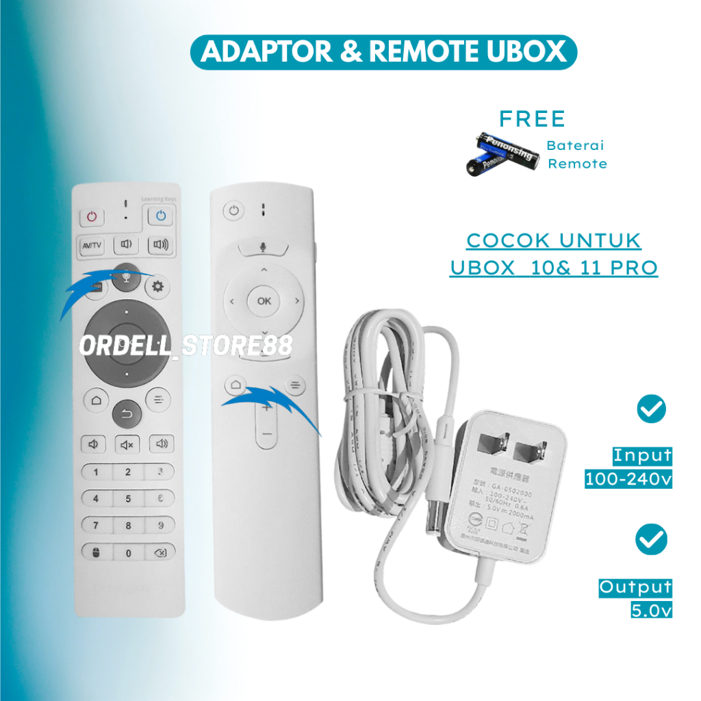 Remote Adaptor Ubox 10 | Remote Adaptor Unblock Tech 10