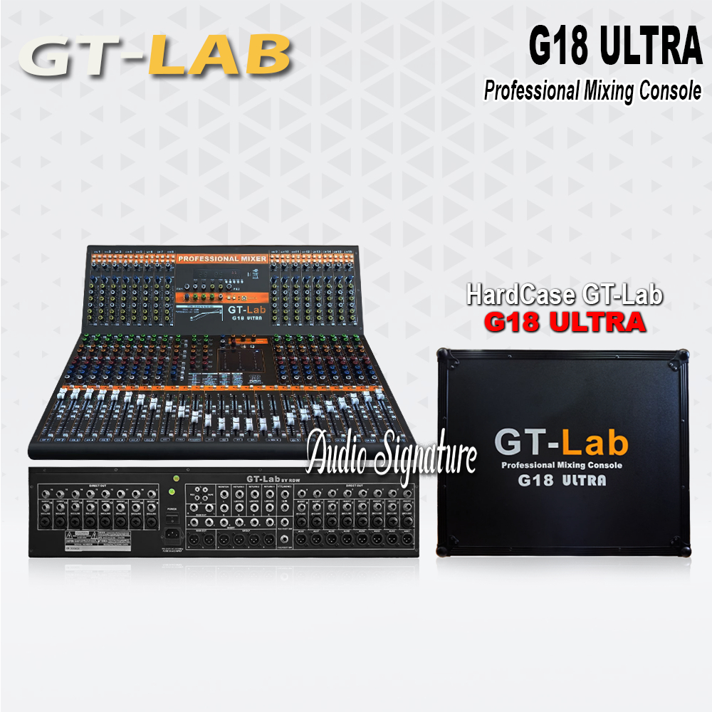 Mixer 18 Channel GT LAB G18 ULTRA | G 18 ULTRA Original + Hardcase