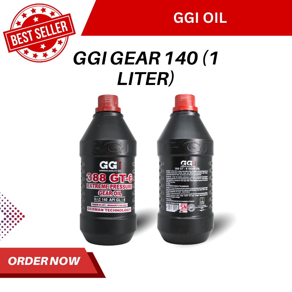 GGI GEAR SAE 140 / OLI GARDAN TRANSMISI (1 LITER)