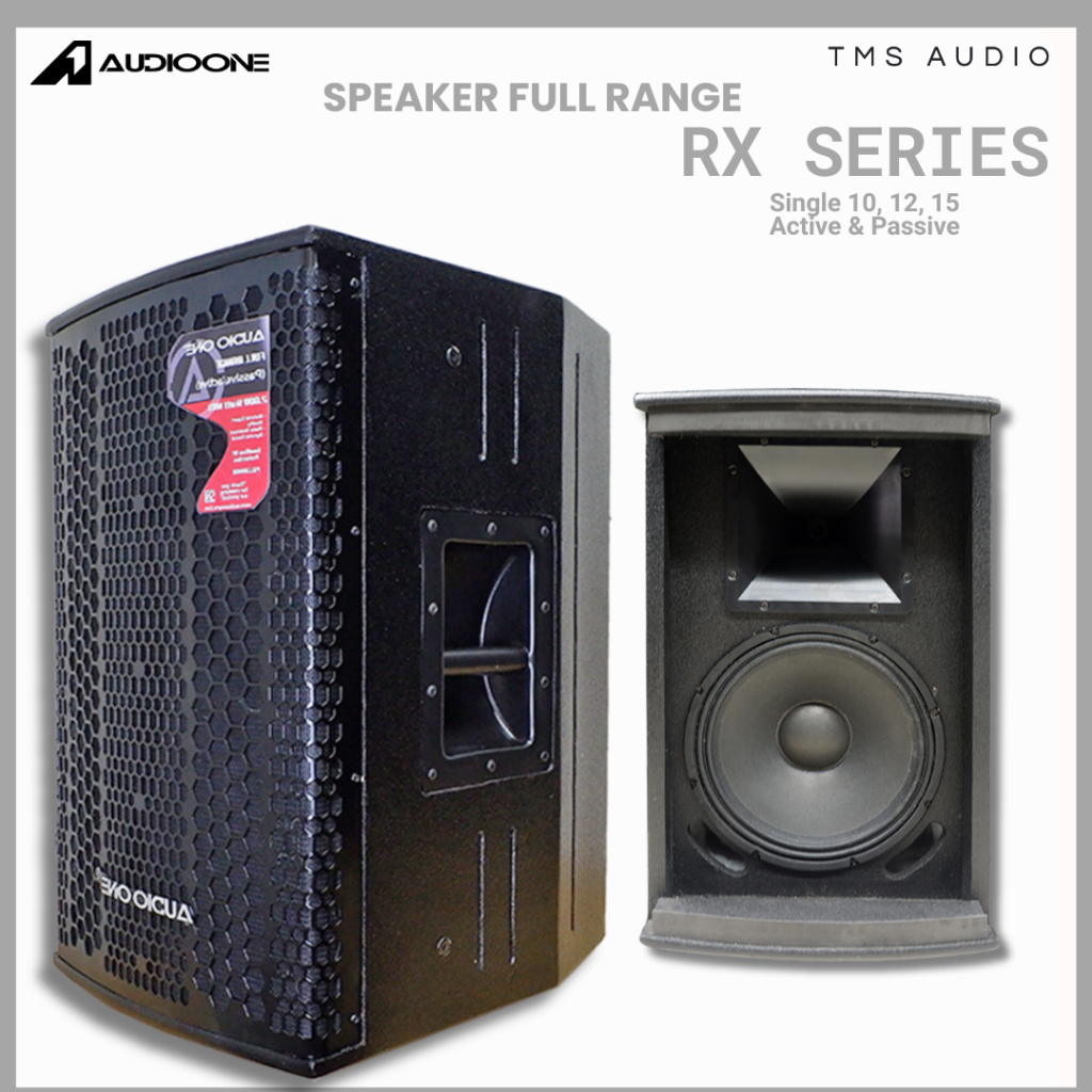 Speaker Passive AUDIOONE RX 10inch - 15inch Speaker Monitor Panggung Original Garansi Resmi