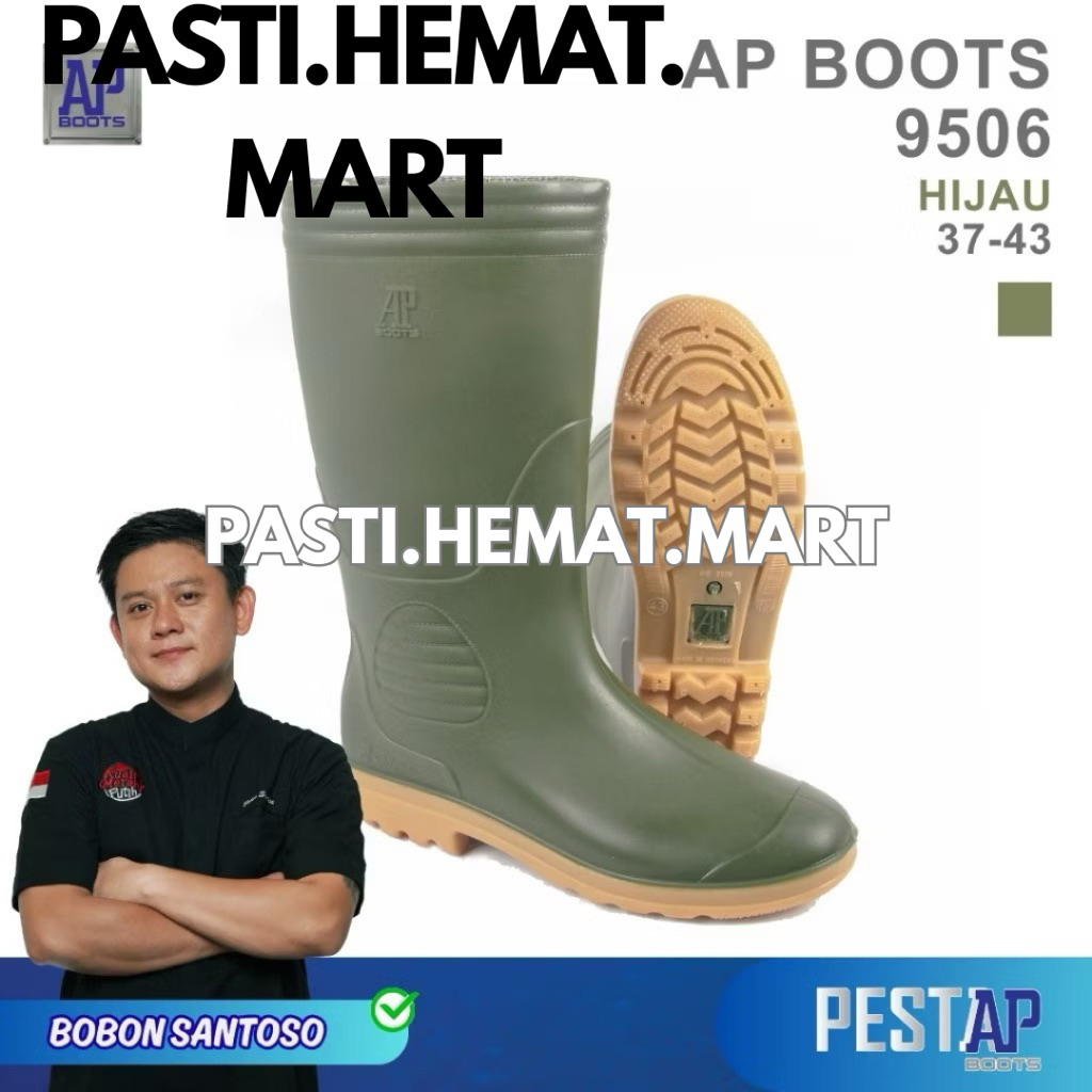 Sepatu Boat Ap 9506 ORIGINAL / AP Boots 9506