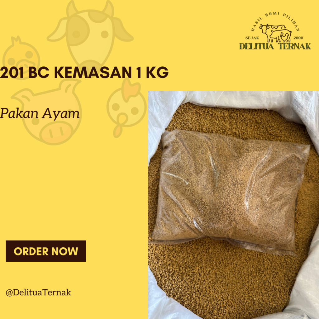 201 BC Broiler Starter Pakan Ayam Per 1 Kg