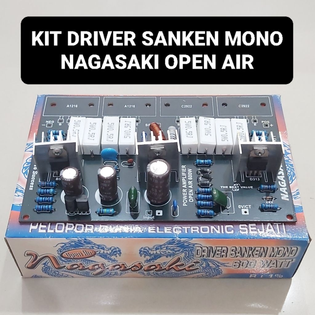 Kit Driver NAGASAKI Power Mono 600 Watt Sanken Open Air