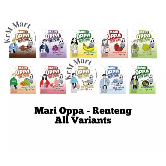 

MARIOPPA MINUMAN SERBUK RASA SUSU ALA KOREA 20 GR