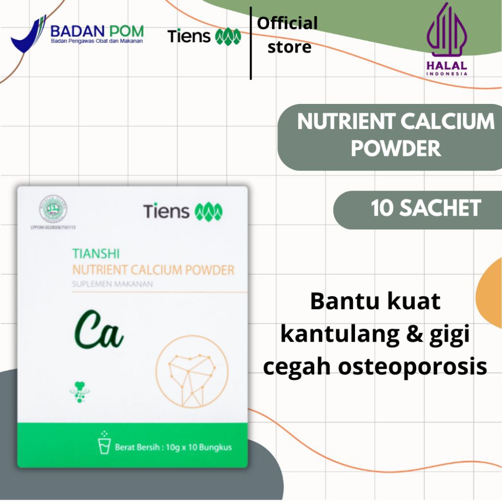Susu Kalsium Tiens: Mendukung Pertumbuhan, Memperkuat Tulang & Gigi, Mencegah Osteoporosis, serta Me