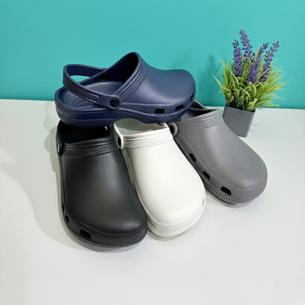 Sandal Pria Model Selop Bahan EVA Ringan Dilengkapi Tali belakang