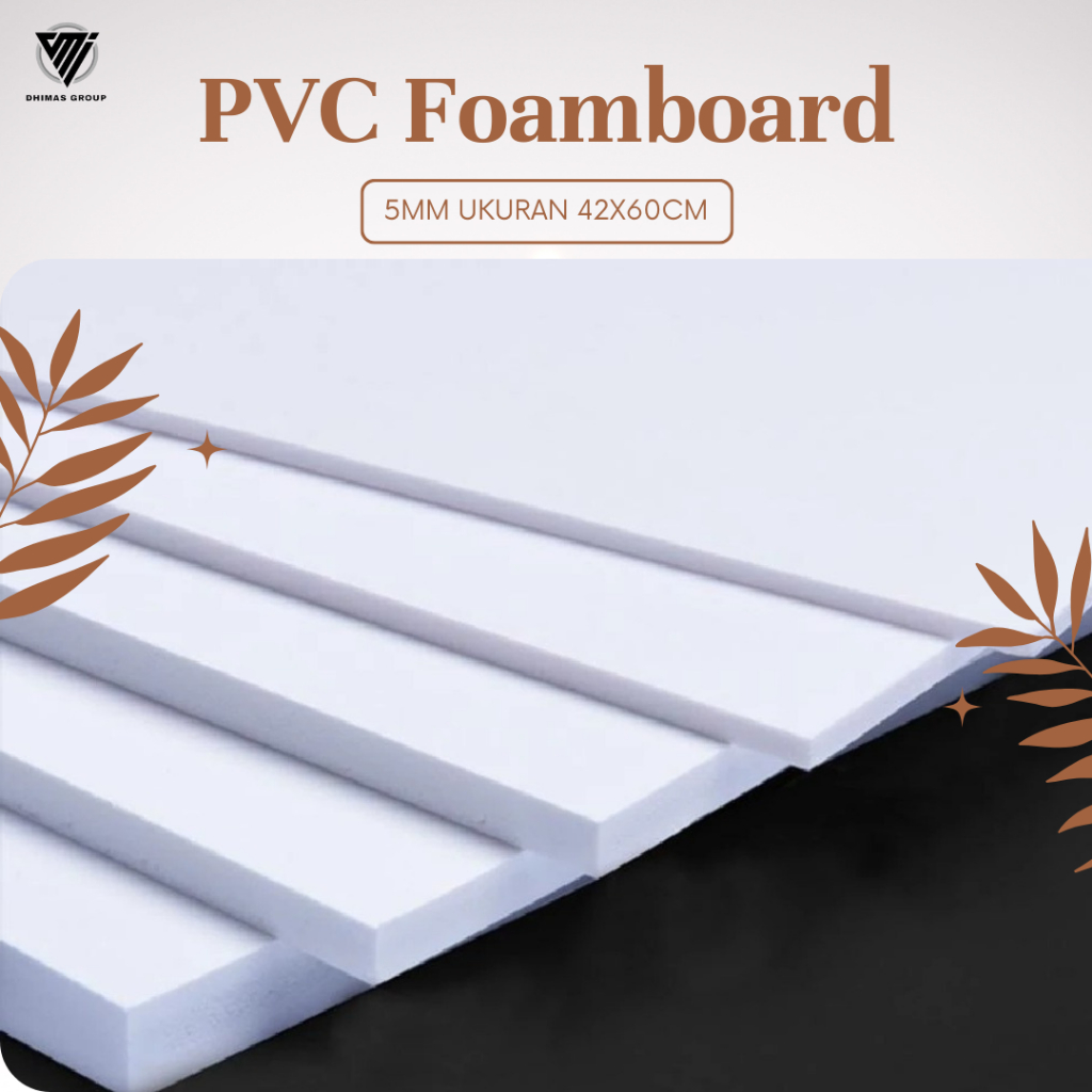 

PVC Foamboard 5mm ukuran 42x60cm