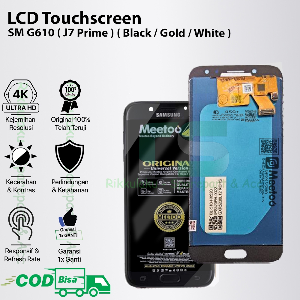 LCD Touchscreen Samsung J7 Prime Original 100% Fullset