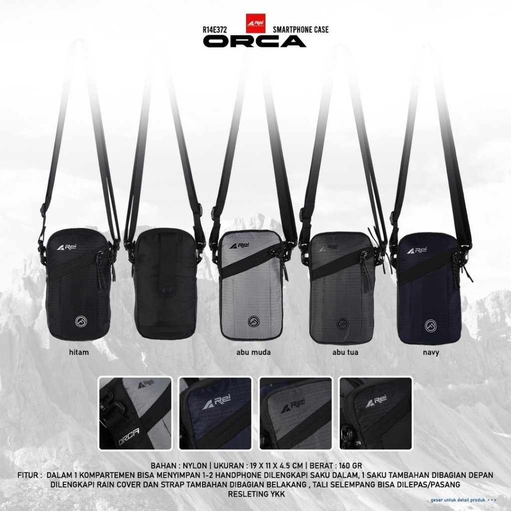 Hp Case Arei / Tas Aksesoris Hp Orca Arei Outdoorgear Pria Wanita