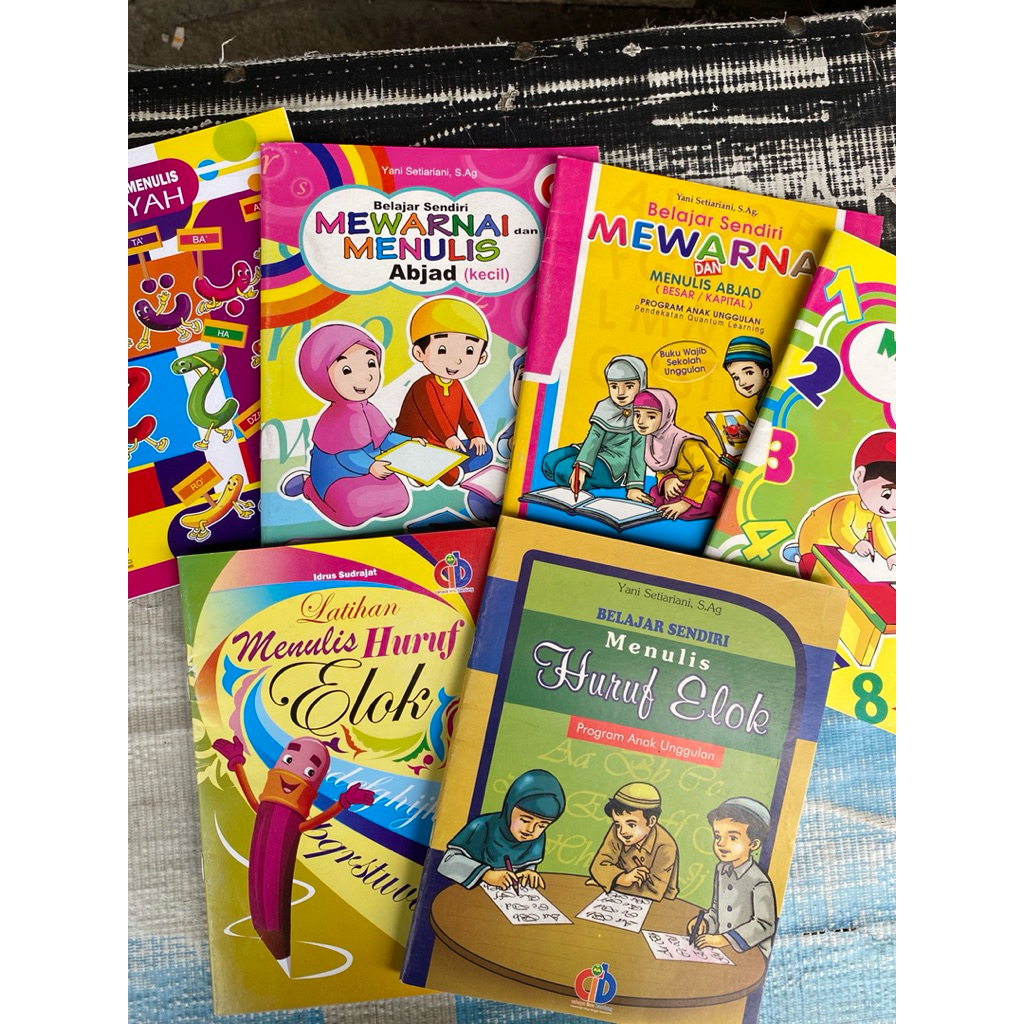 [NEW] BUKU BELAJAR MENULIS DAN MEWARNAI ANAK