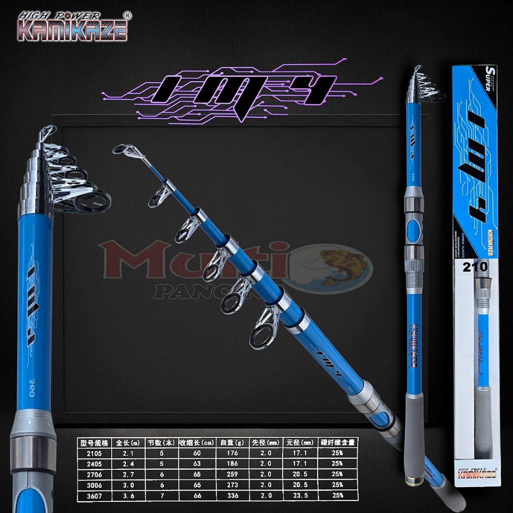 joran antena telescopic kamikaze IM - 4