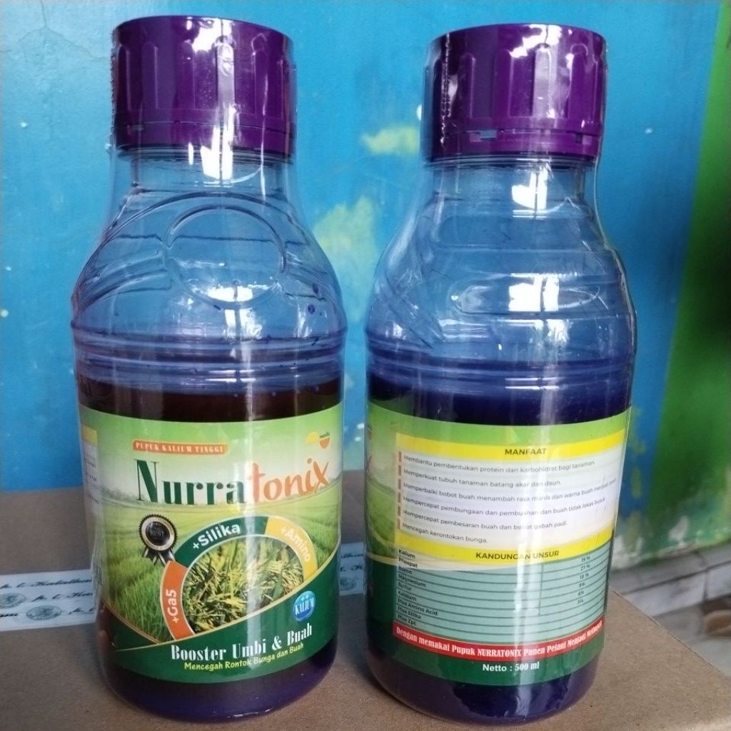 Booster Buah Kalium Phospat 500 ml, Plus asam amino dan zpt, Pupuk pelebat buah, kandungan kalium po