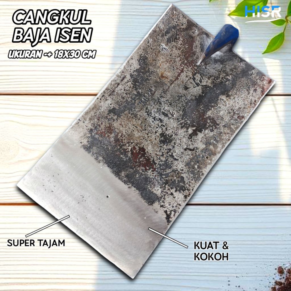 Cangkul baja isen asli cap HISR Wonosobo anti lengket