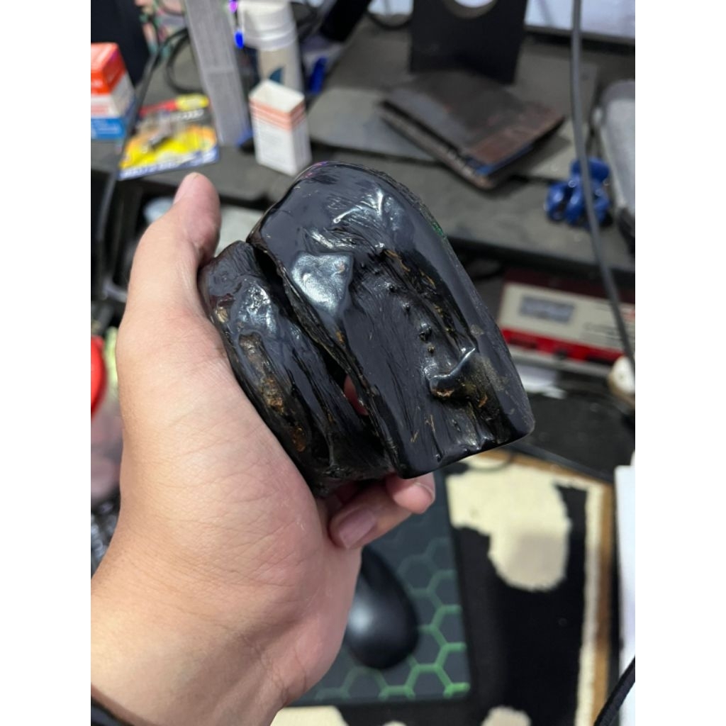 Gelang akar bahar merah natural babon