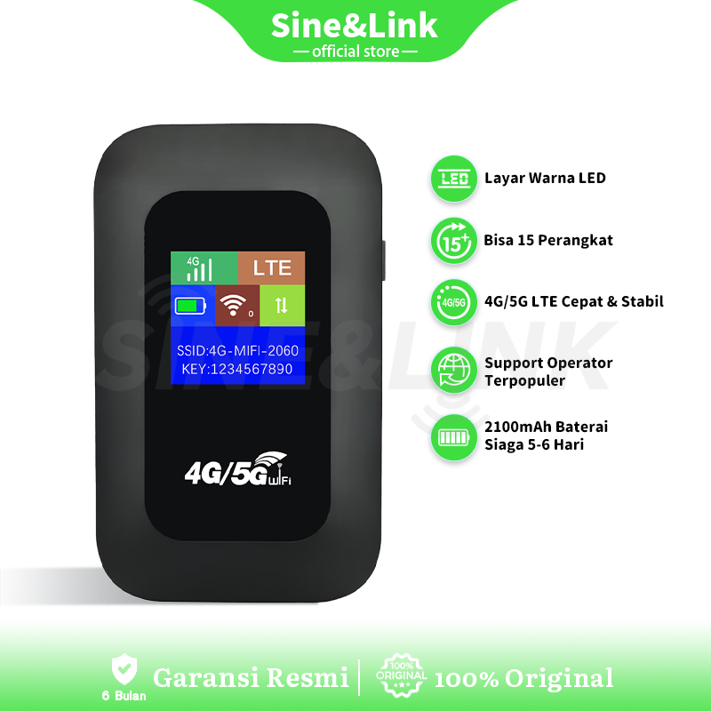 Portable MIFI - Modem WiFi Semua Kartu WiFi Portable 4G All Operator 150Mbps / Modem Wifi 4G All Ope