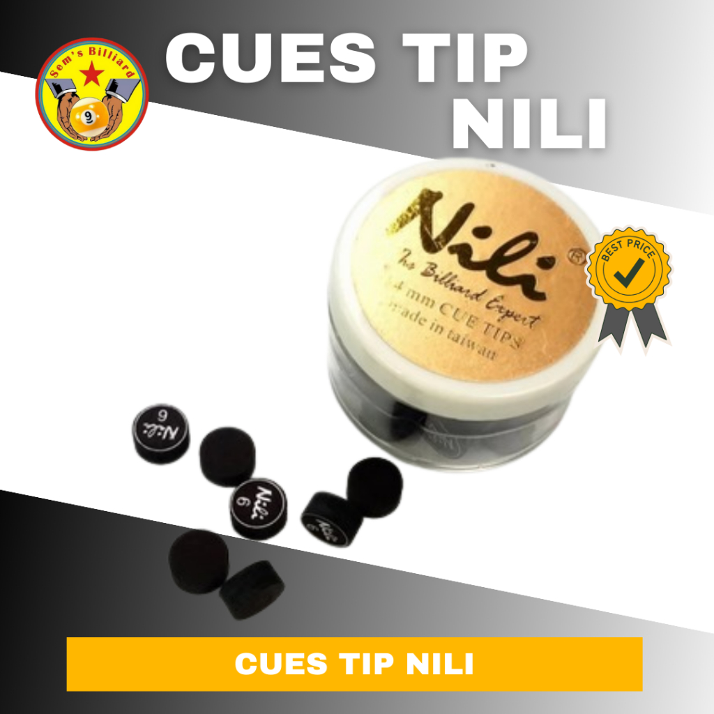 Master Tip Stick Billiard Nili Box - Cue Tip Nili Box - Tip Stick Billiard - Billiard