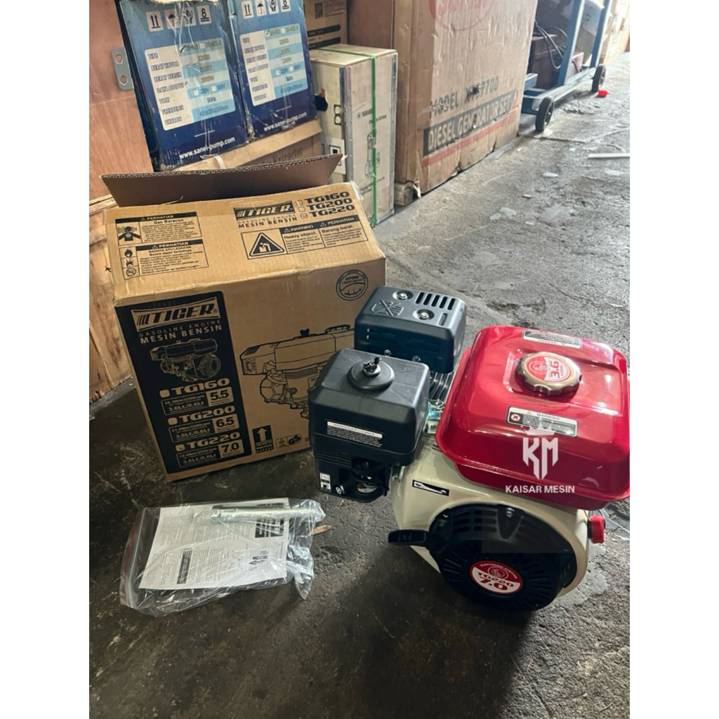 TG220 TIGER 7 HP MESIN PENGGERAK BENSIN ENGINE TIGER TG 220