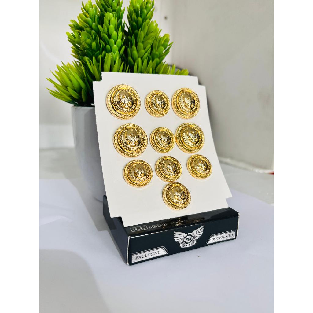 KANCING BAJU PDU KEMENIMIPAS / IMIGRASI BAHAN LOGAM BERKUALITAS