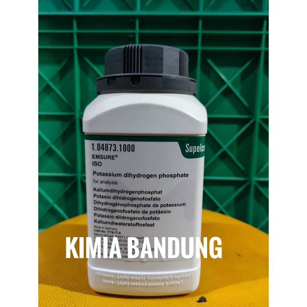 POTASSIUM DIHYDROGEN PHOSPHATE / KALIUM DIHIDROGEN FOSFAT PRO ANALIS / KH2PO4 MERCK 104873 - 1KG ORI