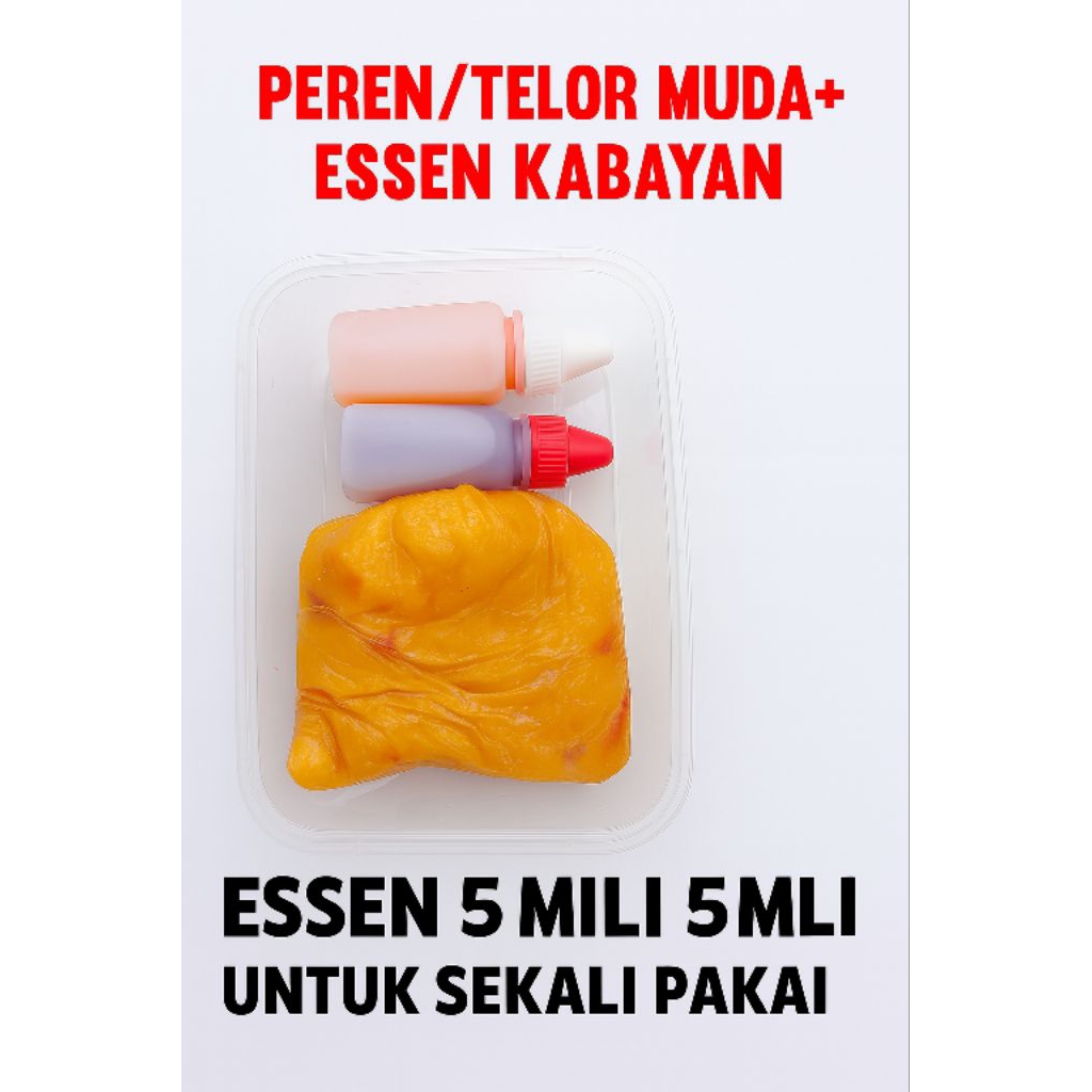 peren telor ayam muda 250gram ,umpan galatamalele+essen