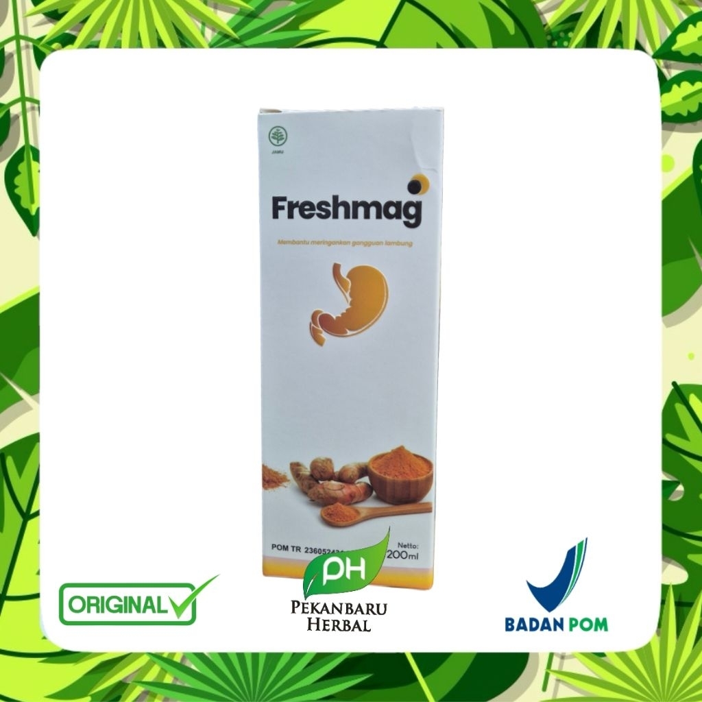 FRESHMAG ORIGINAL BPOM MERINGANKAN GANGGUAN LAMBUNG HERBAL ASLI 100%
