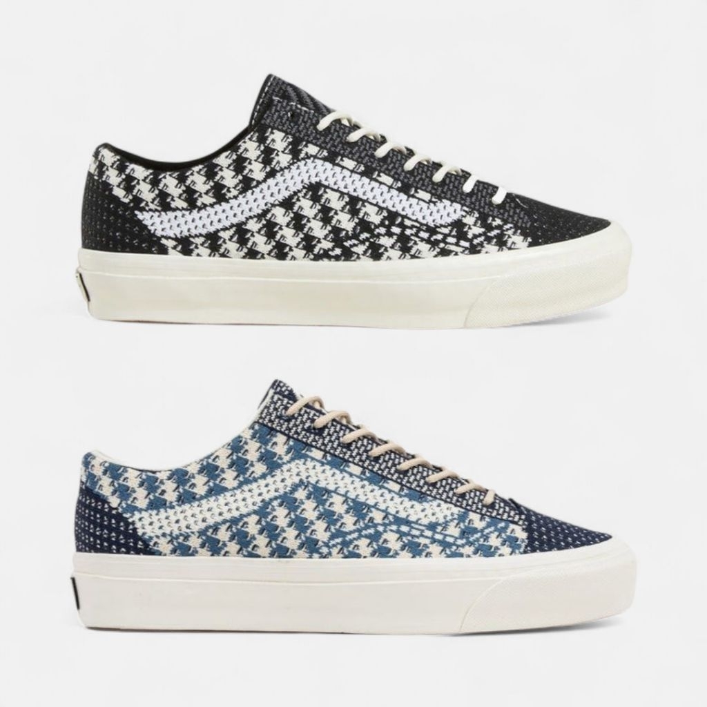 Sepatu Vans Old Skool 36 LX EK STV (BNIBWT) - Black White/Navy Turtledove - Sneakers Kasual Lifestyl