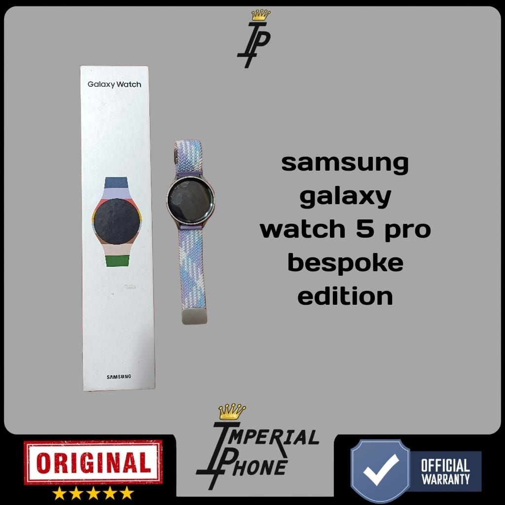 samsung galaxy watch 5 pro bespoke edition second resmi