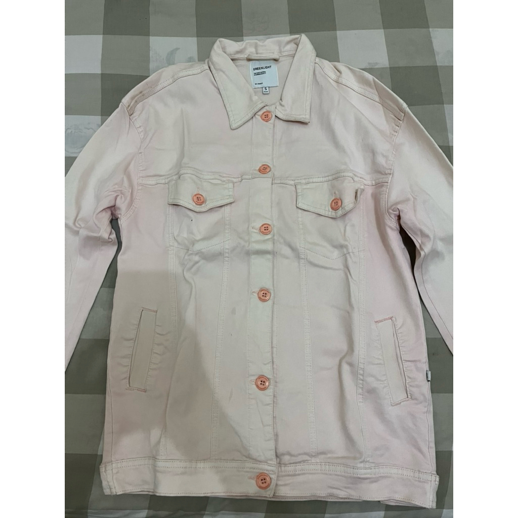 preloved jaket pink greenlight