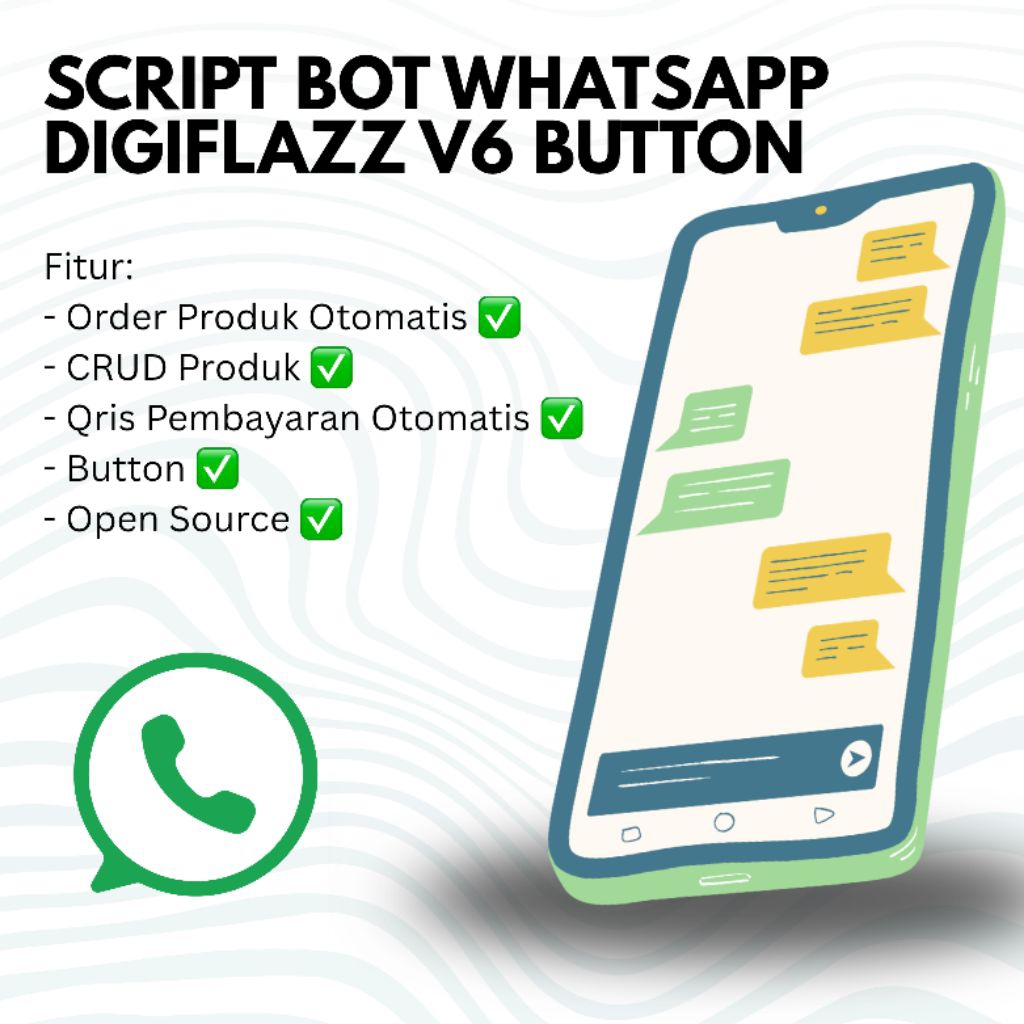 SCRIPT BOT WHATSAPP DIGIFLAZZ V6 BUTTON