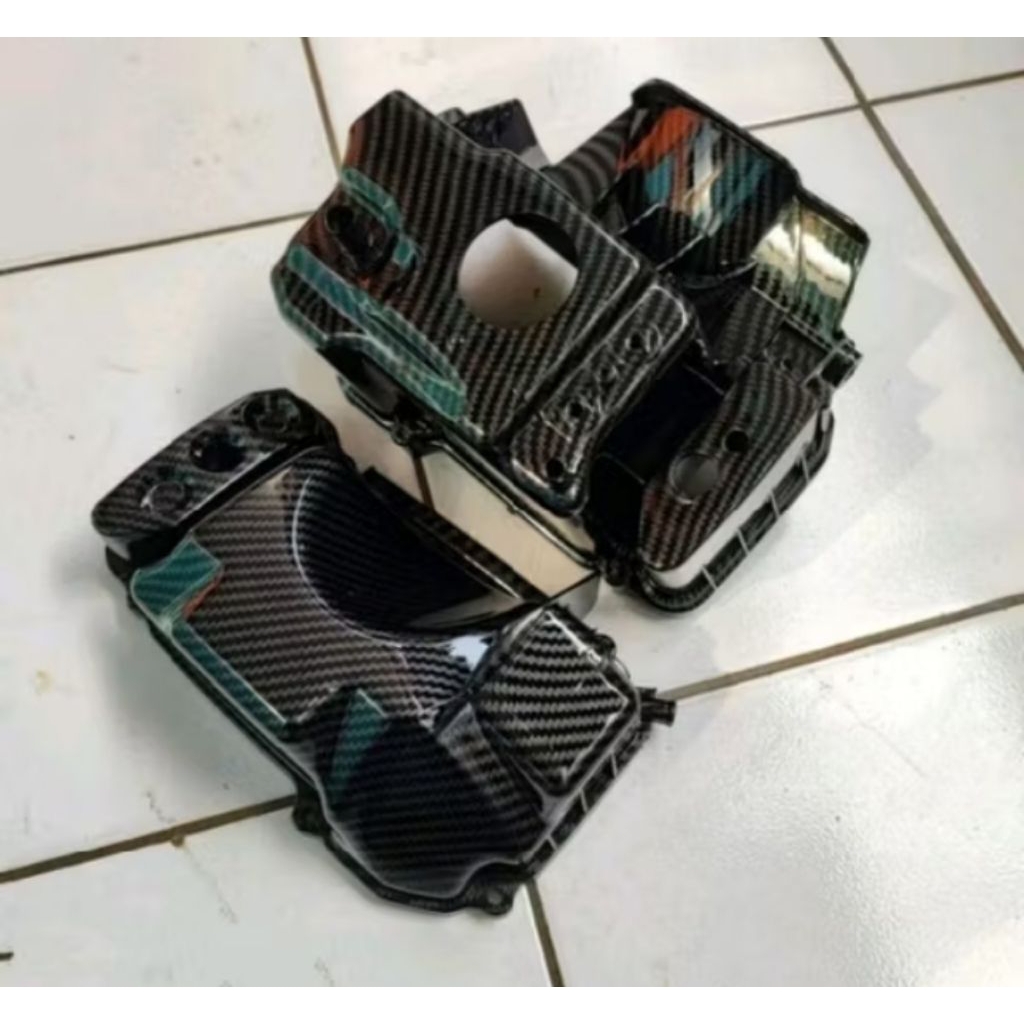 COVER BOX FILTER HONDA BEAT KARBU LAMA ORIGINAL KARBON