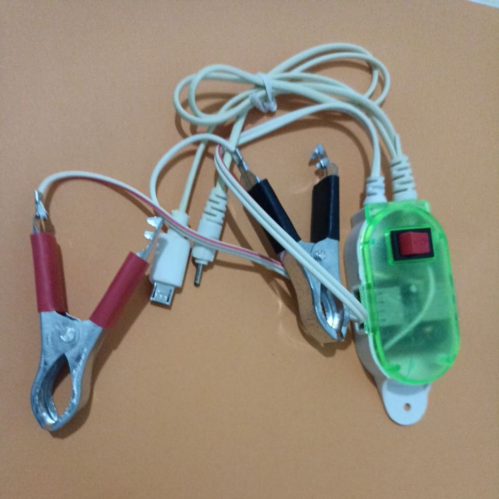 Charger hp dari aki 12v to 5v