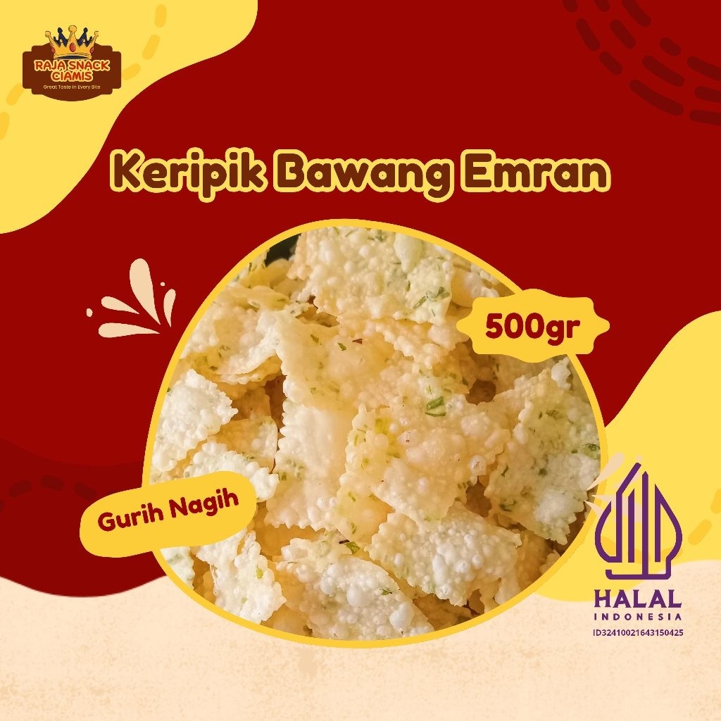 

Keripik Bawang Keripik Pangsit Kue Bawang Gurih Original 500g