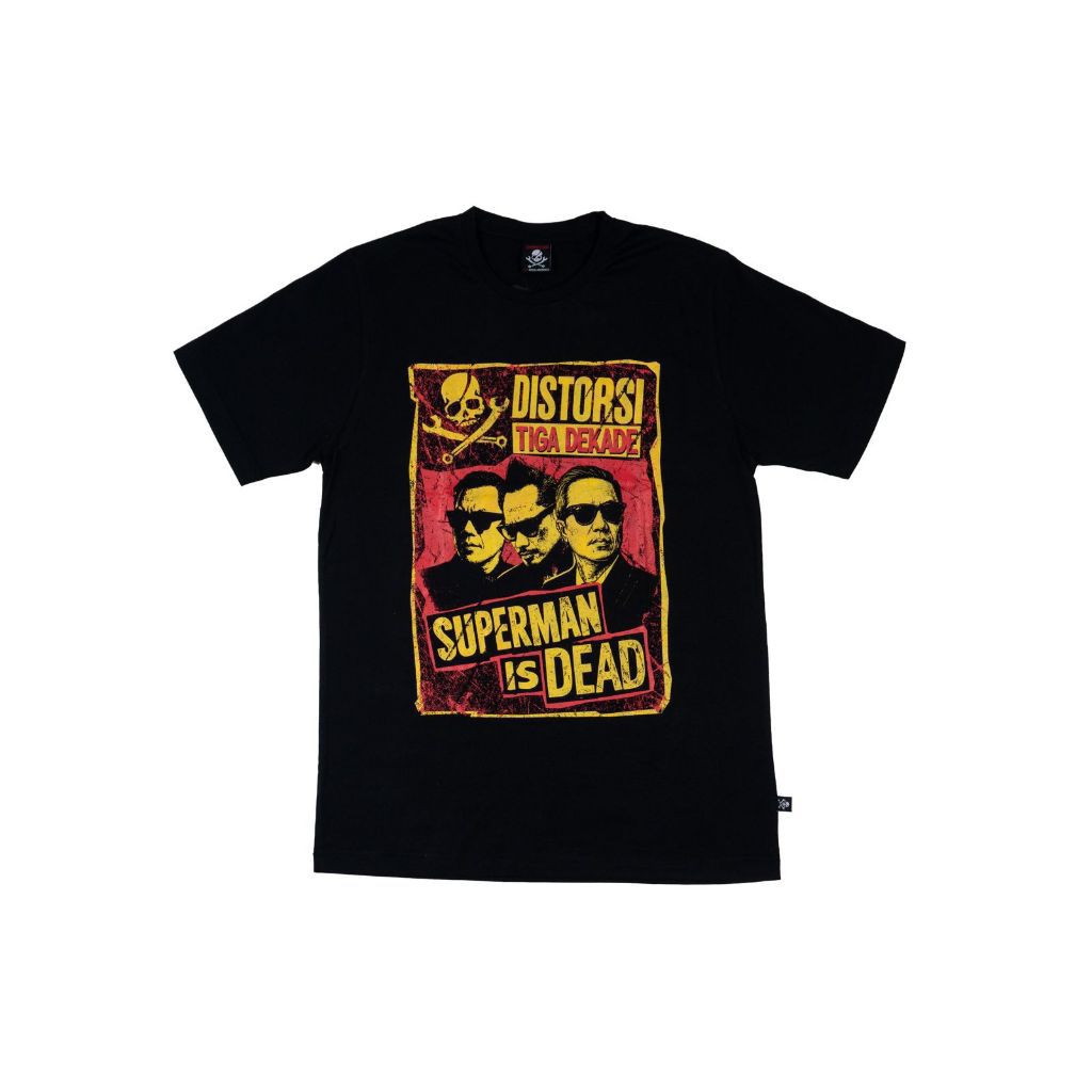Kaos Superman Is Dead Spesial Distorsi 3 Dekade 100% Original