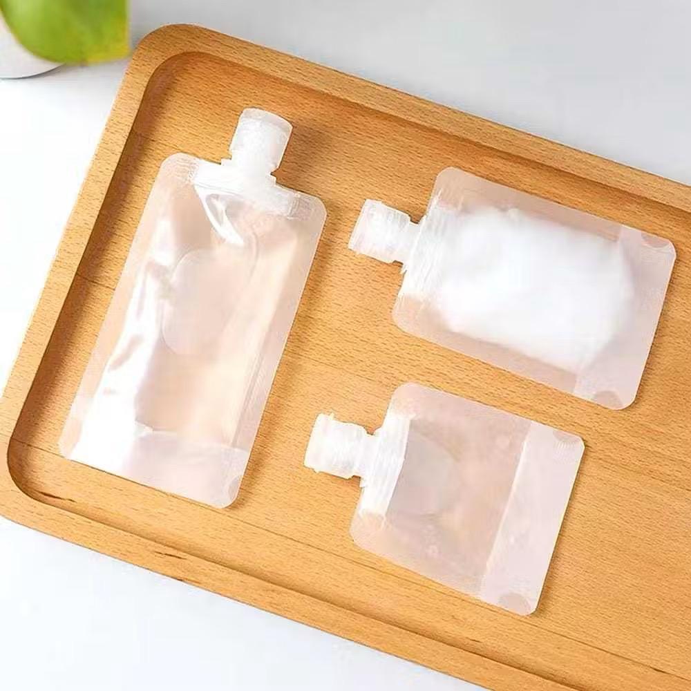 Travel Pouch Serbaguna Reusable Pouch Bag Refill Pouch Shower Gell Fliptop Travel Pouch Termurah