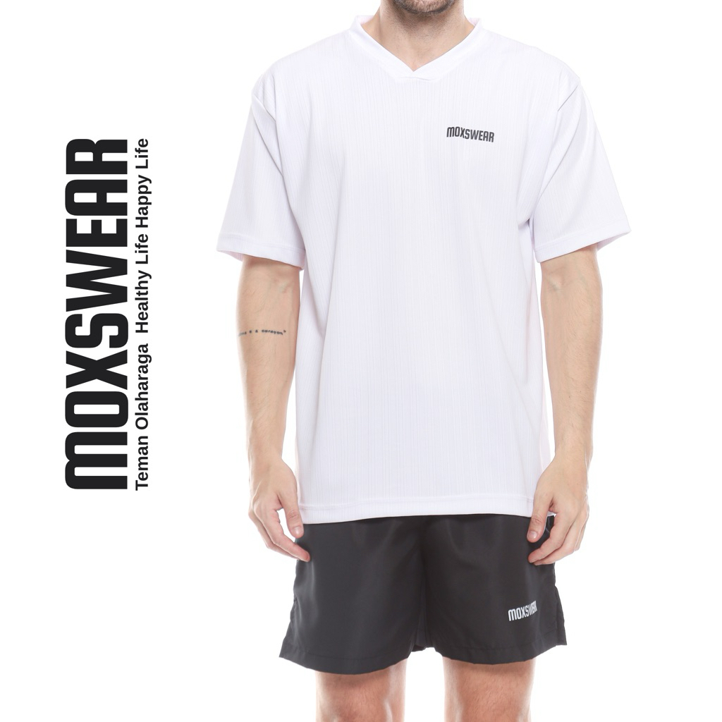 Moxswear Jersey Running Lari kalcer Pria Dry-Fit Air Walk