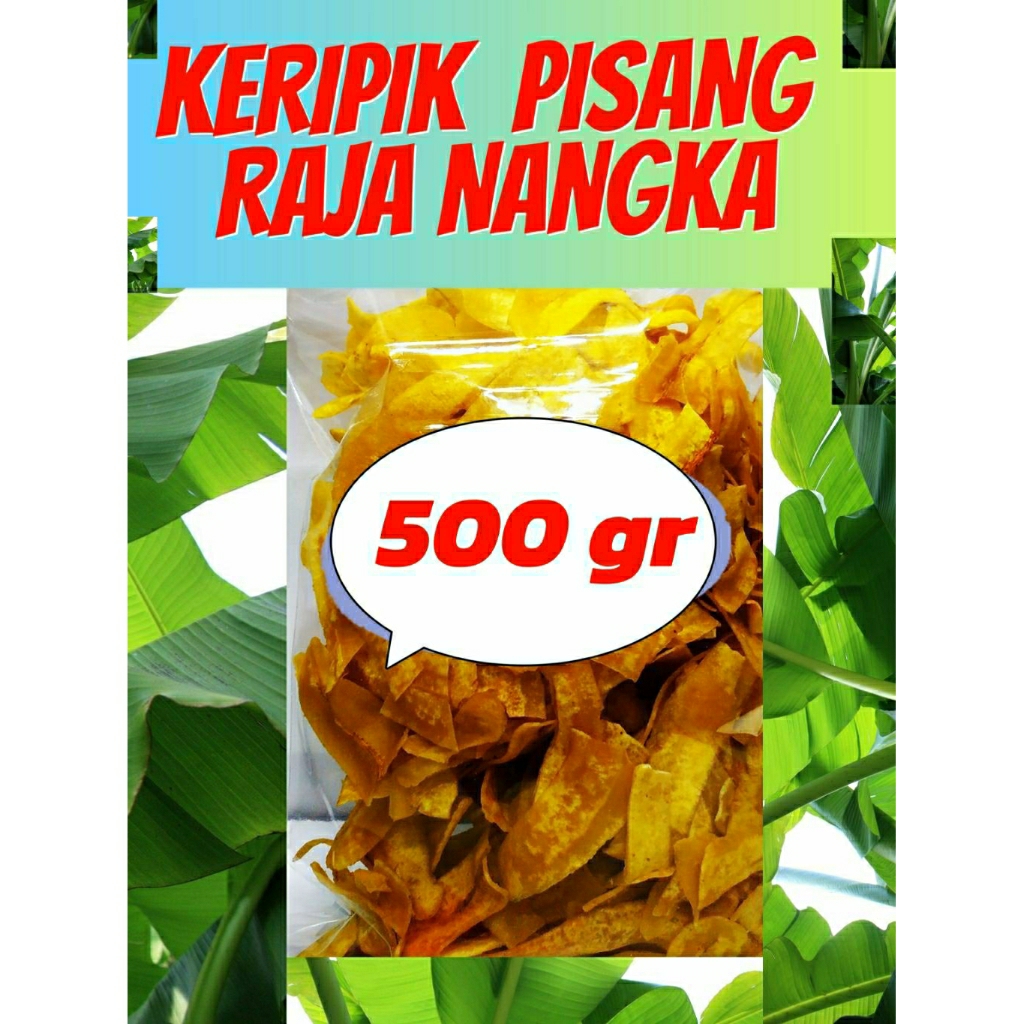 KERIPIK PISANG  ASIN GURIH 500 GRAM