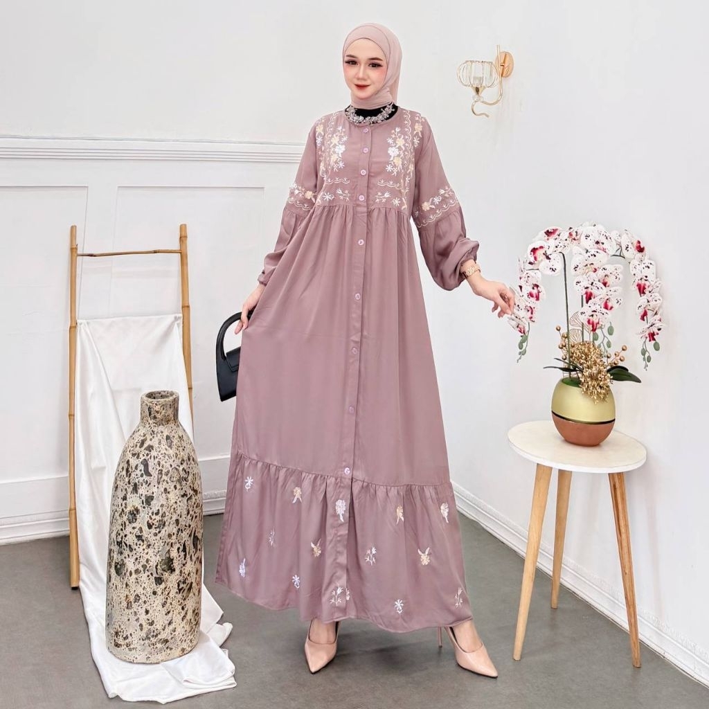 DRESS FARASYA / DRESS RAYON TWILL / GAMIS RAYON TWILL