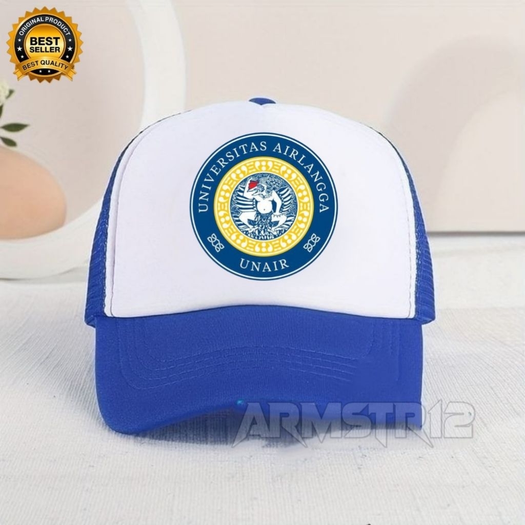 ARMSTR12 - Topi jaring Casual Distro Cowok Cewek murah Adjustable universitas negeri Surabaya
