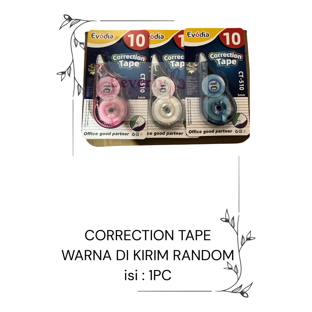[ECER] CORRECTION TAPE EVODIA CT-510 / TIP - X ROLL