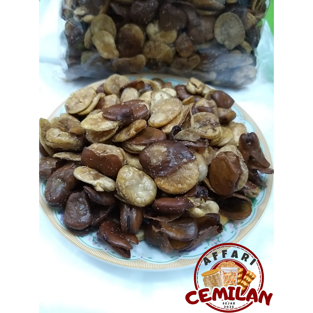 

cemilan kacang koro kulit biasa snack makanan ringan camilan jajanan viral kekinian