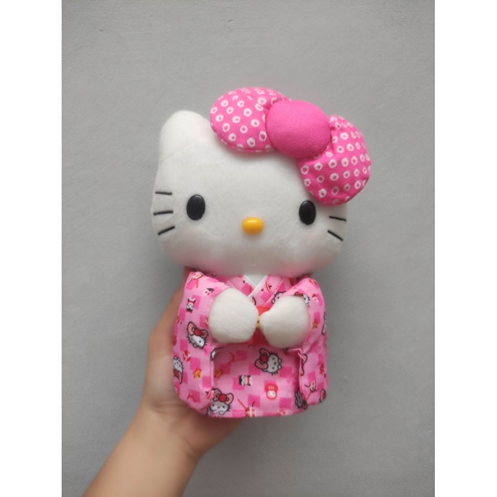 Boneka hello kitty kimono pink original hello kitty japan