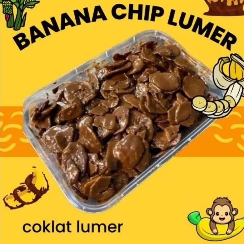 

keripik pisang coklat lumer 500mili 100% fress banana