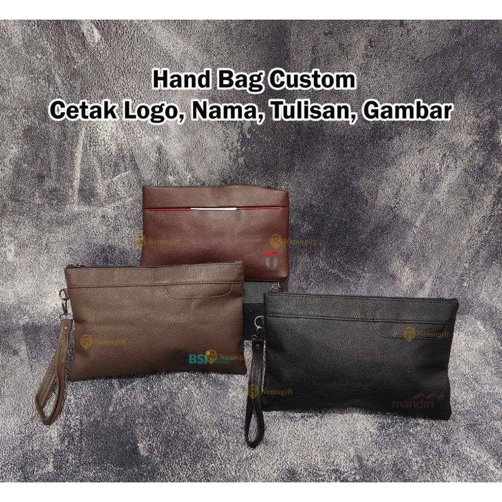 BISA SATUAN - Handbag Custom - Handbag Custom Satuan - Souvenir Pouch - Souvenir kulit - Souvenir Ka
