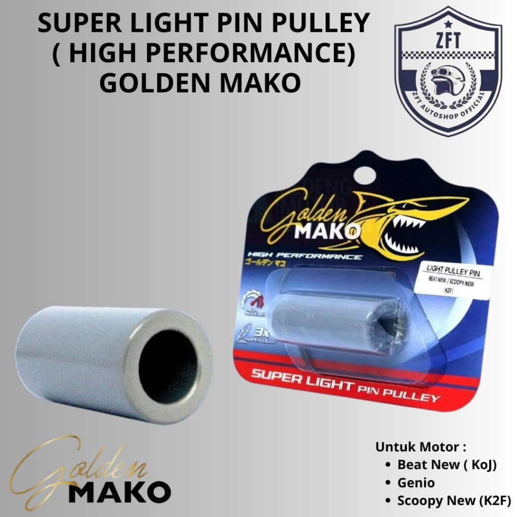 Bosh Bushing Rumah Roller Pin Pulley Golden Mako Superlight Untuk New Beat Deluxe Genio Scoopy New (